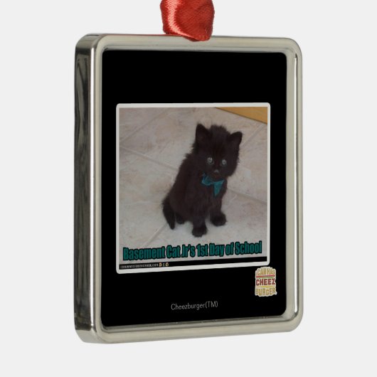 学校の初日 メタルオーナメント (右)