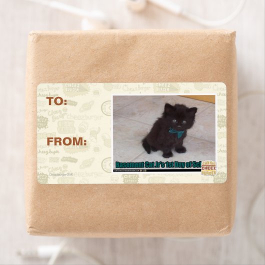 学校の初日 ラベル (インサイチュ)