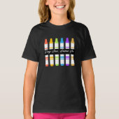 学校の初日、初日はゲームオン Tシャツ (正面)
