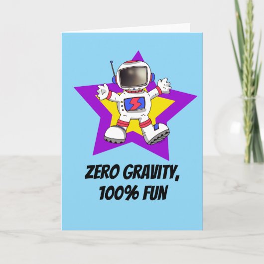 学校の初日 – 宇宙飛行士 カード (正面)