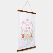 学校の初日 |教室 吊り下げ型タペストリー (傾斜あり)