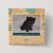 学校の初日 缶バッジ (正面)