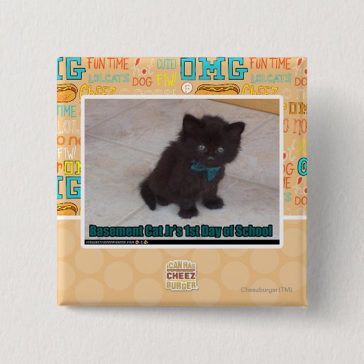 学校の初日 缶バッジ (正面)