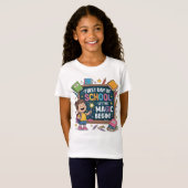 学校の初日 – 魔法を始める – 学校 Tシャツ (正面フル)