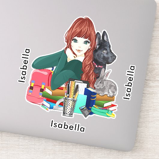 学校の勉強バディFurry Friends名前を追加, ZKOA シール (詳細)