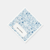 学校の化学パターン スタンダードカクテルナプキン (角)