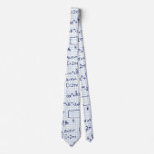 学校の化学パターン ネクタイ (正面)