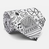 学校の化学パターン ネクタイ (ロール)