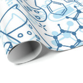 学校の化学パターン ラッピングペーパー (ロールコーナー)