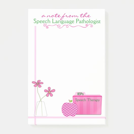 学校の医療言語聴覚士の大きくモダンなポスト・イット ポストイット (正面)