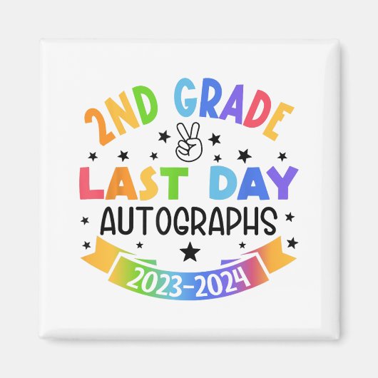 学校の卒業式の最終日 マグネット (正面)