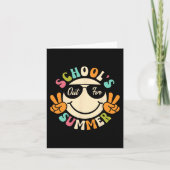 学校の卒業式グルーヴ学校Suのためにアウト カード (正面)