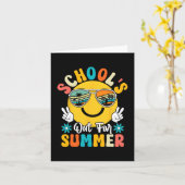 学校の卒業式グルーヴ学校Suのためにアウト カード (黄色い花)