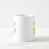 学校の卒業式5年生のサイン最終日 コーヒーマグカップ (中央)