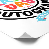 学校の卒業式5年生のサイン最終日 ポスター (角)