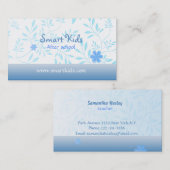 学校の名刺の後 名刺 (正面/裏面)