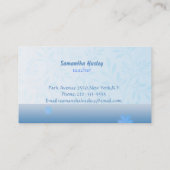 学校の名刺の後 名刺 (裏面)