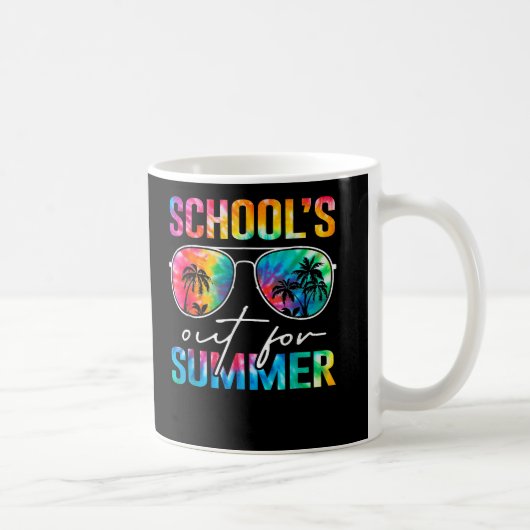 学校の夏の絞り染め最終日先生 コーヒーマグカップ (右)