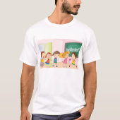 学校の子供Tシャツ Tシャツ (正面)