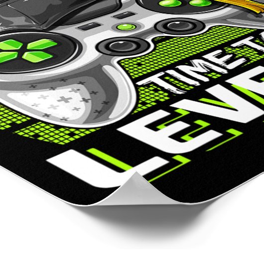 学校の完全なビデオゲーム上級卒業ギフト ポスター (角)