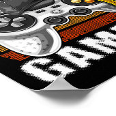 学校の完全なビデオゲーム上級卒業ギフト ポスター (角)