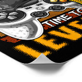 学校の完全なビデオゲーム上級卒業ギフト ポスター (角)