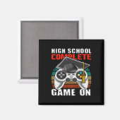 学校の完全なビデオゲーム上級卒業ギフト マグネット (正面/裏面)