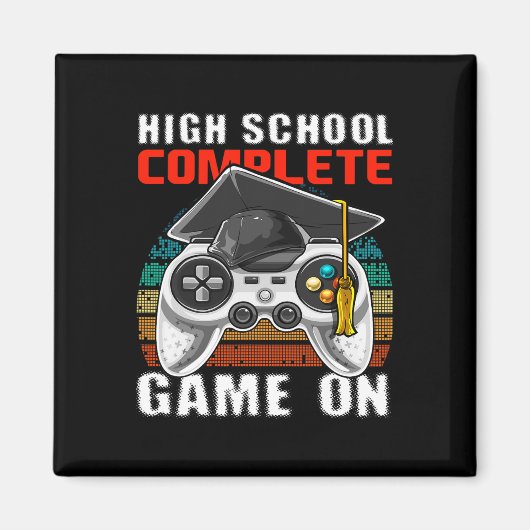 学校の完全なビデオゲーム上級卒業ギフト マグネット (正面)