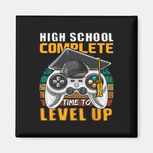 学校の完全なビデオゲーム上級卒業ギフト マグネット (正面)