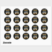 学校の完全なビデオゲーム上級卒業ギフト ラウンドシール (シート)