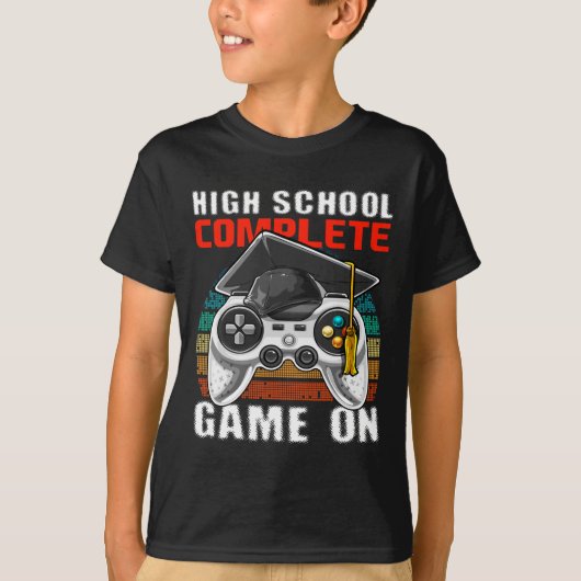 学校の完全なビデオゲーム上級卒業ギフト Tシャツ (正面)