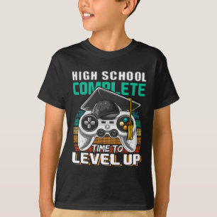 学校の完全なビデオゲーム上級卒業ギフト Tシャツ