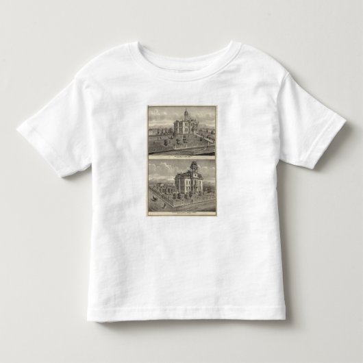 学校の家、サンノゼ トドラーTシャツ (正面)