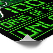 学校の少年レベル100学校の日ロック解除 ポスター (角)