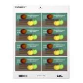 学校の帳簿ラベル ラベル (フルシート)