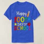 学校の幸せな100日目2 1 Tシャツ (デザイン正面)