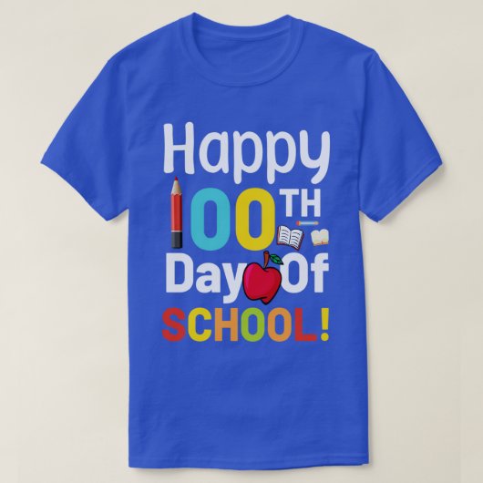 学校の幸せな100日2 Tシャツ (デザイン正面)