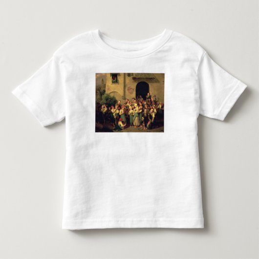 学校の後、1844年 トドラーTシャツ (正面)