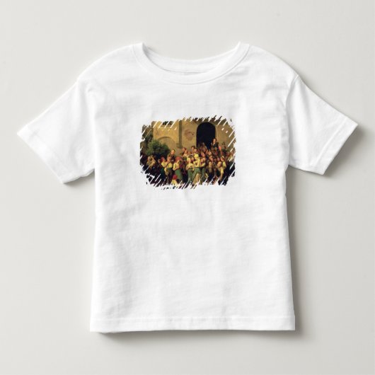 学校の後、1844年 トドラーTシャツ (正面)