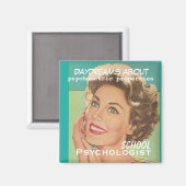 学校の心理学者が磁石について空想するもの マグネット (正面/裏面)