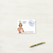 学校の心理学者で最も最高のな日の付箋 ポストイット (デスク上)