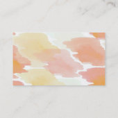 学校の心理学者のカスタムな名刺 名刺 (裏面)