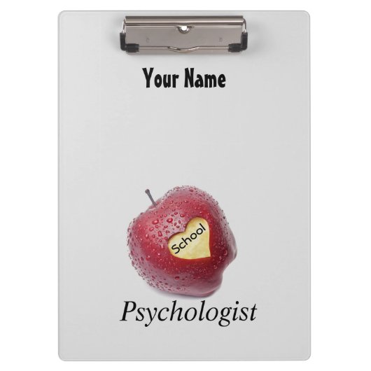 学校の心理学者のクリップボード クリップボード (正面)