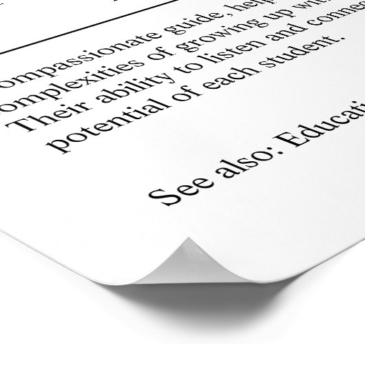 学校の心理学者のパーソナライズされた贈り物 ポスター (角)