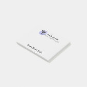 学校の心理学者のポスト・イットの机から ポストイット (アングル)