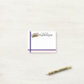 学校の心理学者の付箋 ポストイット (デスク上)