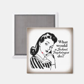 学校の心理学者は何をする?マグネット マグネット (正面/裏面)