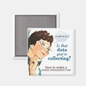 学校の心理学者を幸せにする方法(磁石) マグネット (正面/裏面)