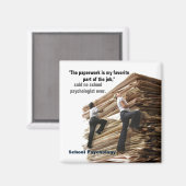 学校の心理学者マウンテンクライマーマグネット マグネット (正面/裏面)