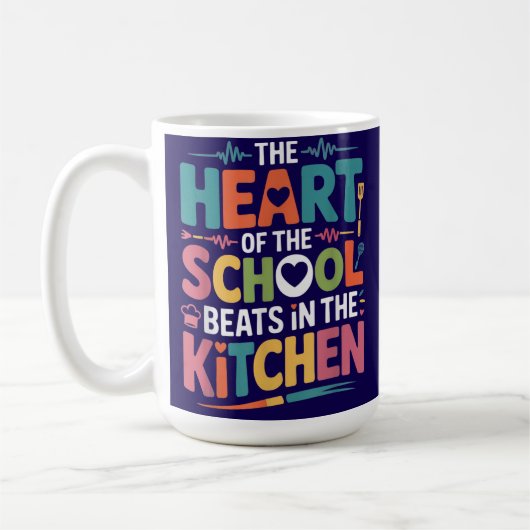 学校の心臓は厨房にあり コーヒーマグカップ (左)